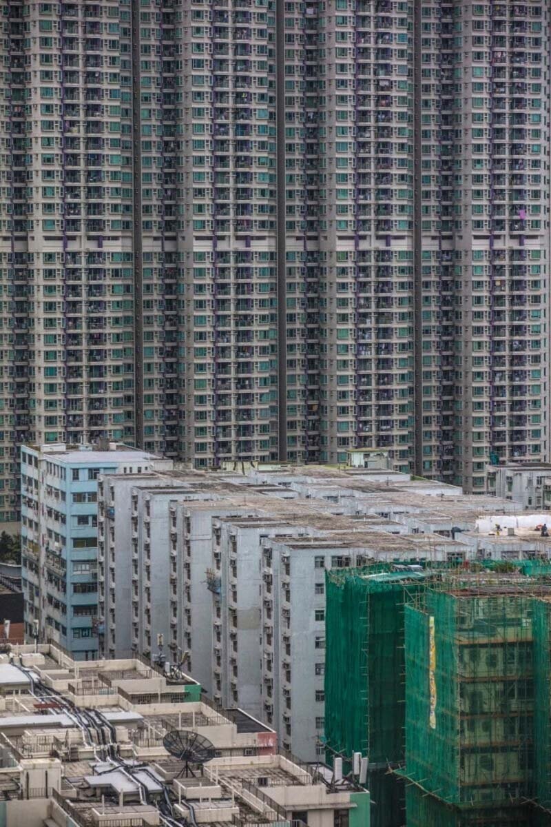 Здания в Гонконге, декабрь 2018 года