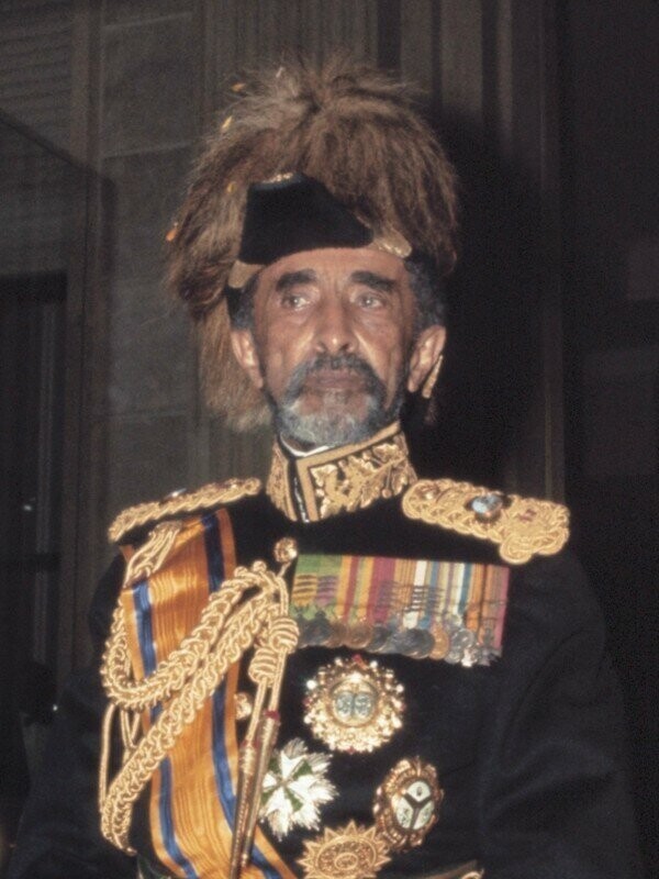 Престарелый император Эфиопии Хайле Селассие в 1969 г.: