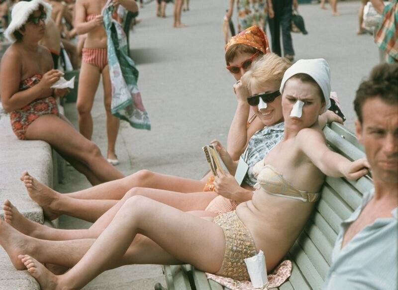 Отдыхающие в Сочи, 1967 год