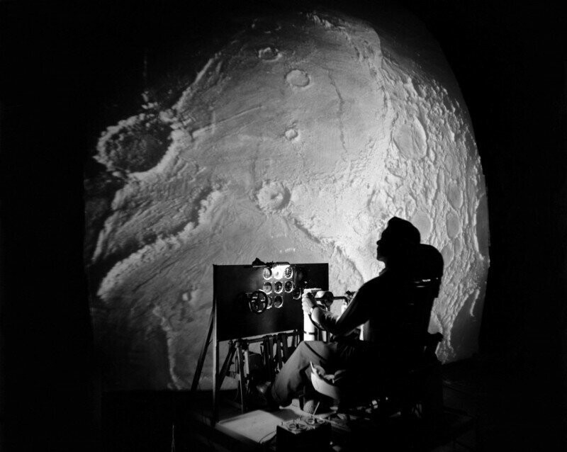 Тренажёр NASA для отработки действий во время посадки на Луну. США. 1961 год.