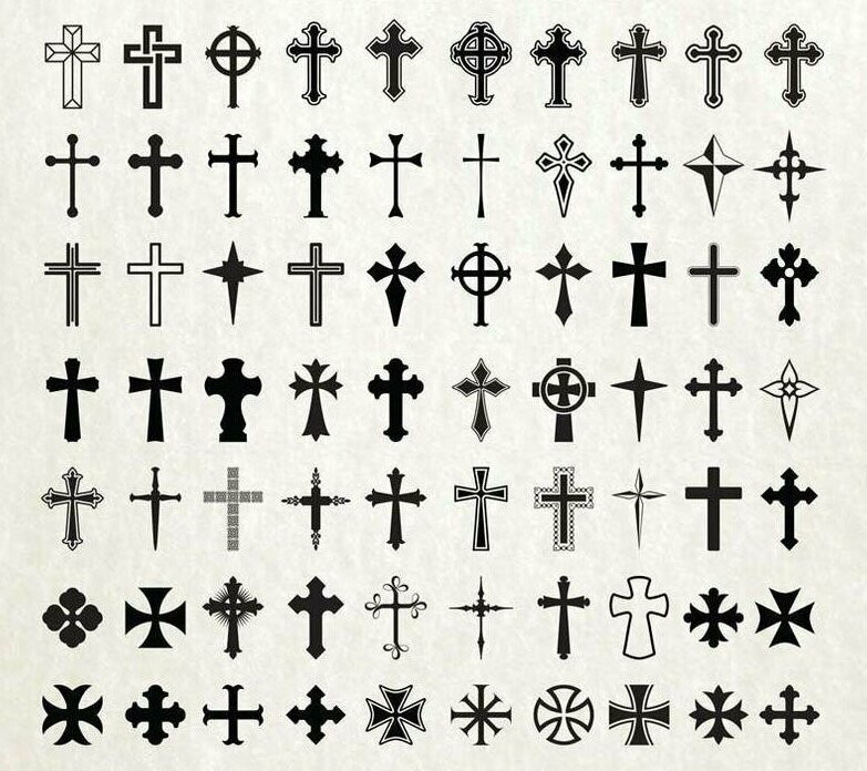 70 видов крестов