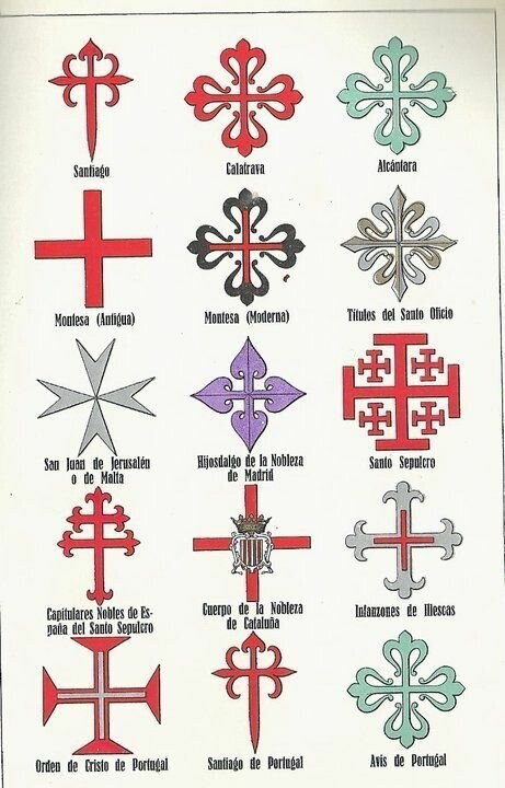 Кресты рыцарей тамплиеров