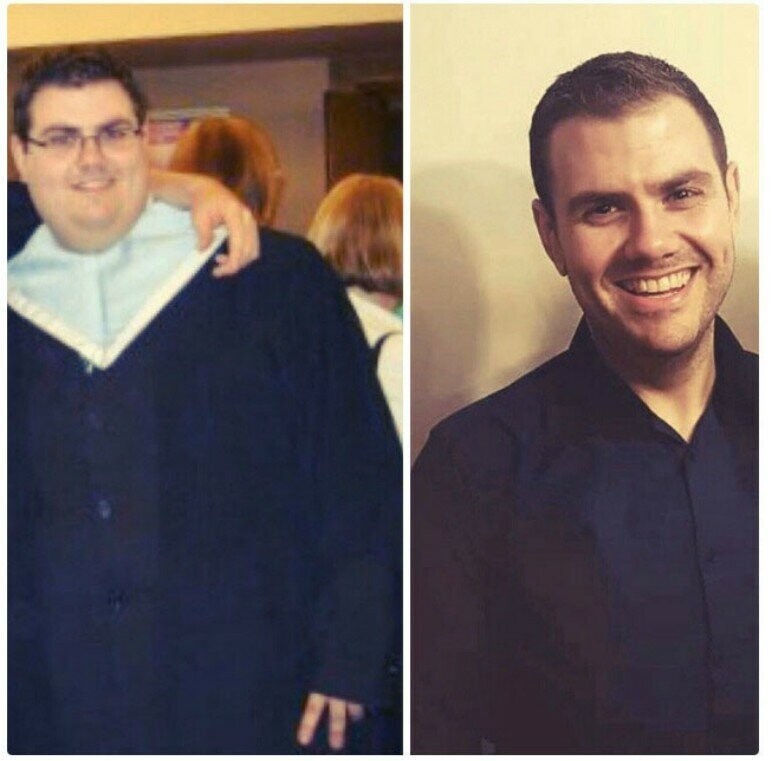 4. "22 года и 139 кг vs 32 года и 76 кг. Я еще никогда не был так счастлив!"