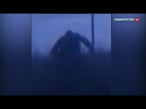 Жители Башкирии засняли на видео снежного человека 