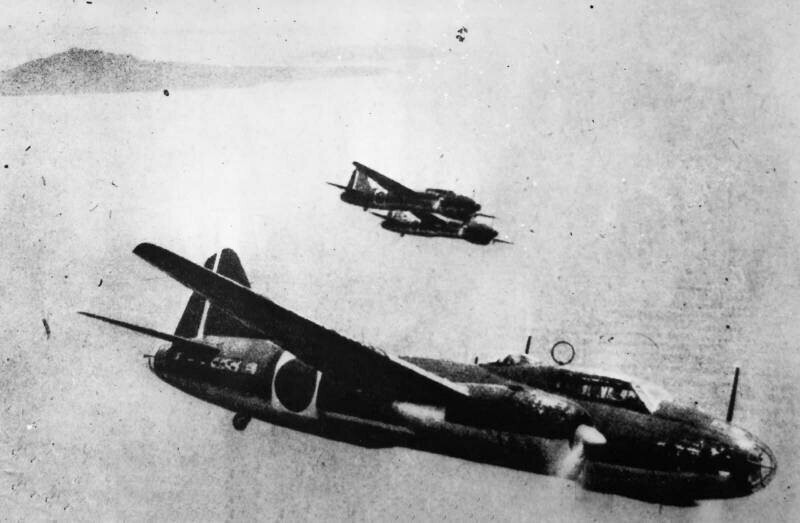 Боевые самолёты. Mitsubishi G4M. Однозначно лучше многих