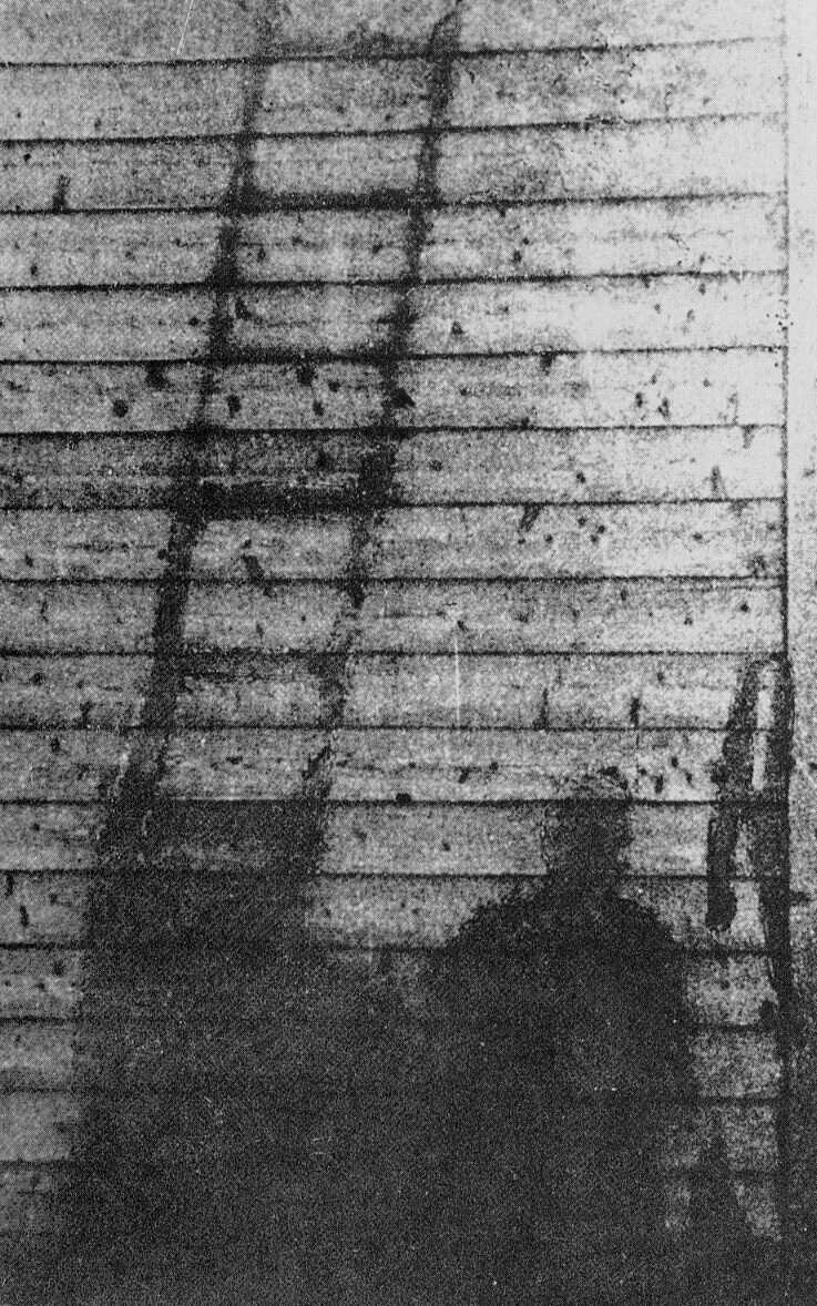 Тень человека после ядерного взрыва, Нагасаки