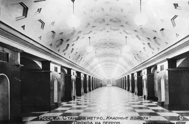 Как выглядел московский метрополитен в 1935 году