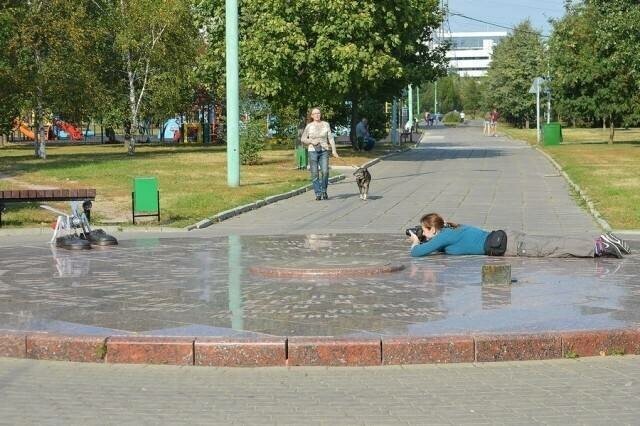 Человек с фотоаппаратом