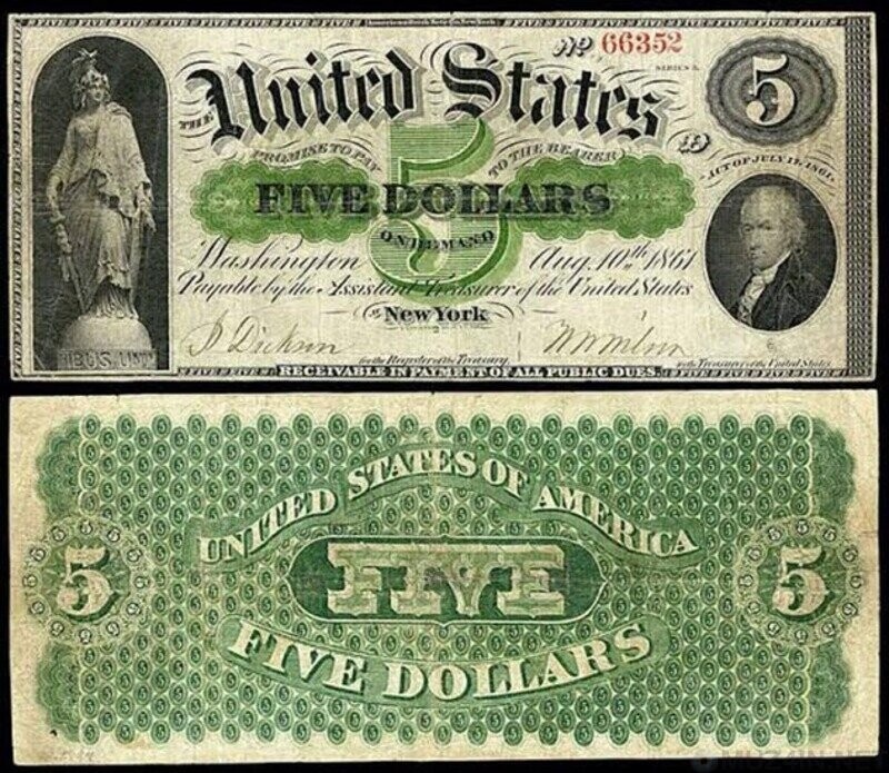 Американские доллары – это не гринбеки 