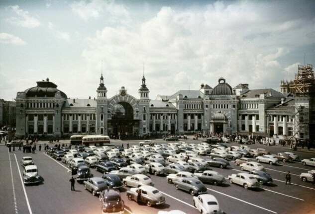 Белорусский вокзал, СССР, Москва, 1950-е.