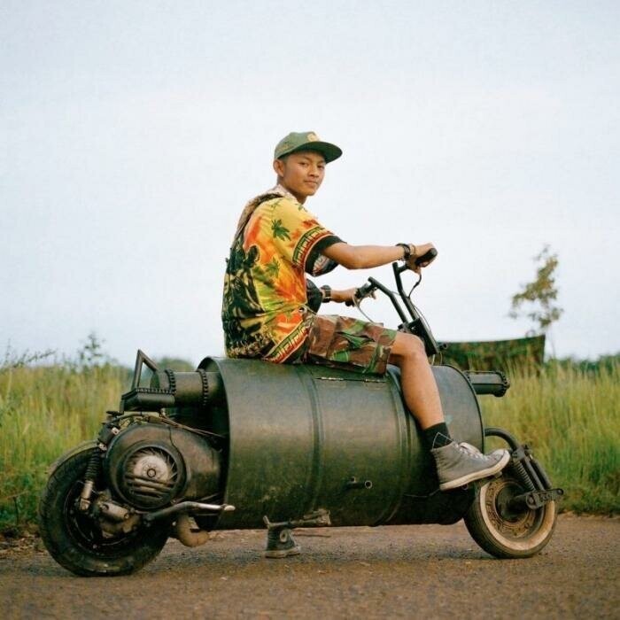 Безумные модификации скутеров Vespa из Индонезии