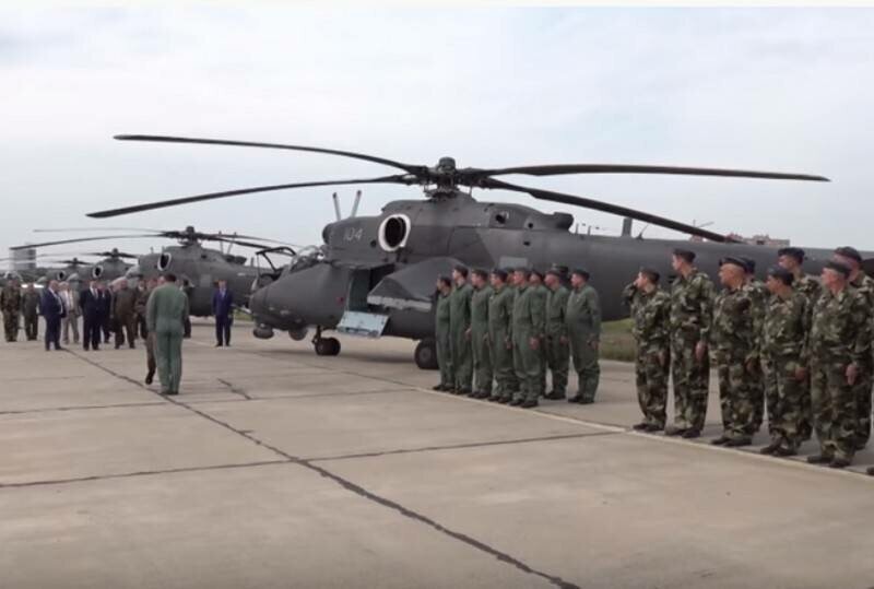 Сербия досрочно получила четыре российских вертолета Ми-35М