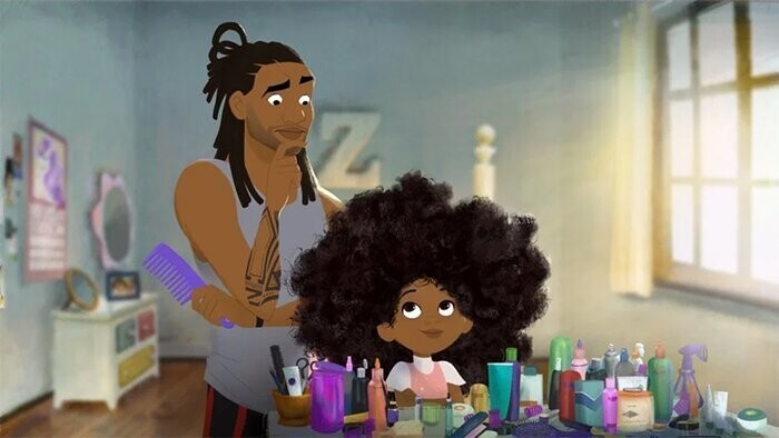 Компания Sony Pictures выпустила шестиминутный анимационный короткометражный фильм «Hair Love»