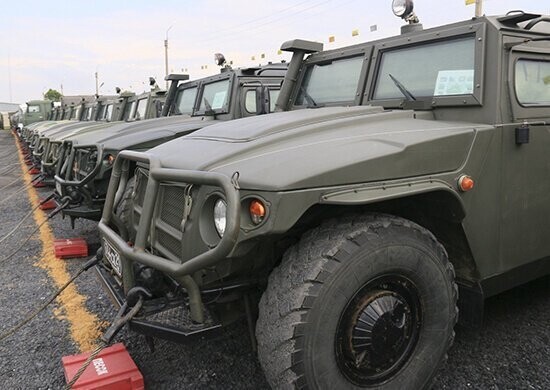 Подразделения ВВО в Бурятии получили модернизированные бронеавтомобили «Тигр-М»