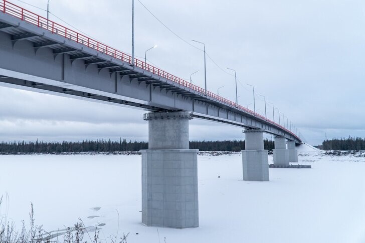 В Якутии открыт мост, открывающий круглогодичное движение на участке дороги «Вилюй»