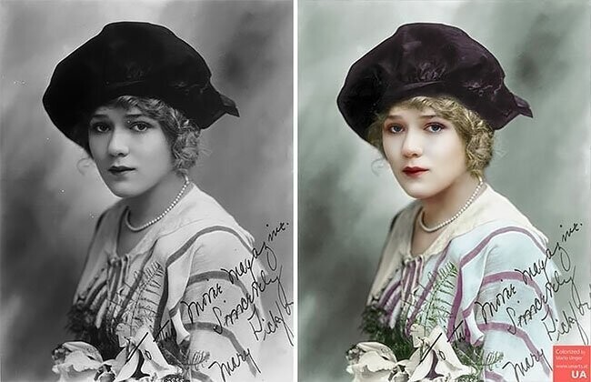 5. Фотография с автографом Мэри Пикфорд (1914 г.)