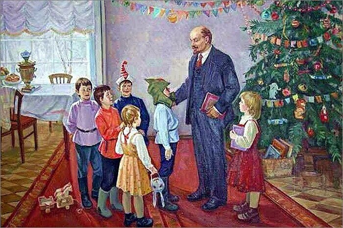  Новый год в 1920 гг., отношение к празднику Ленина