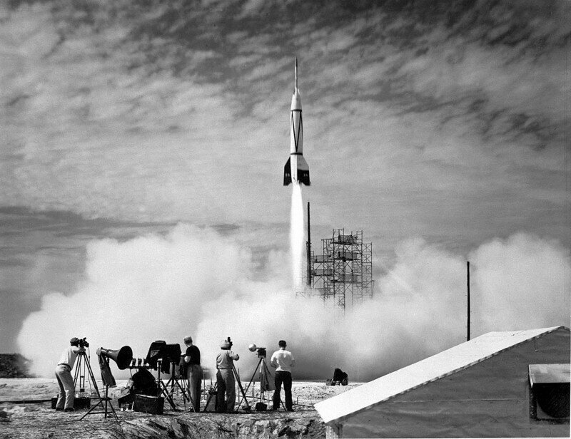 Первый запуск с мыса Канаверал. 1950 год.