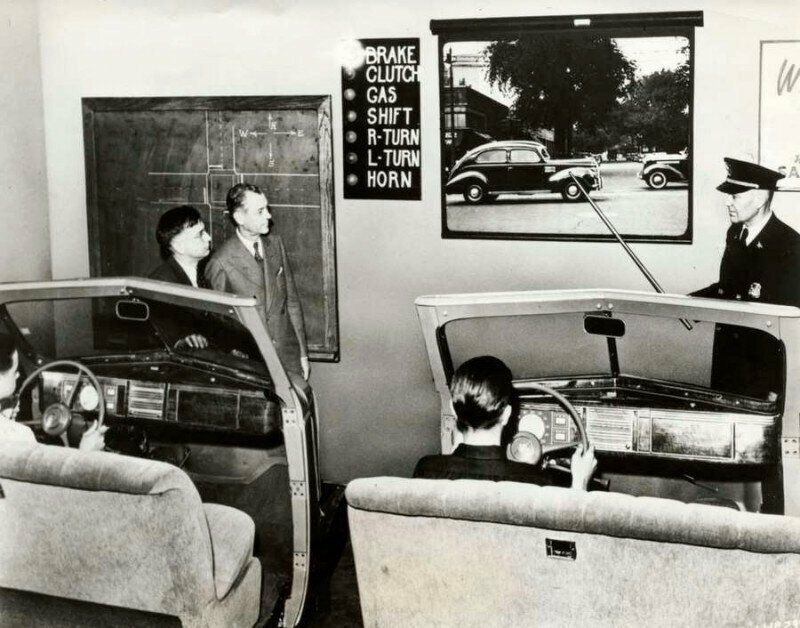 В автошколе, 1939 год, США