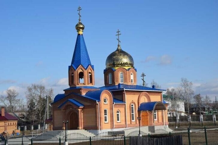 Новый Богоявленский храм открыт в поселке Туим Республики Хакасия