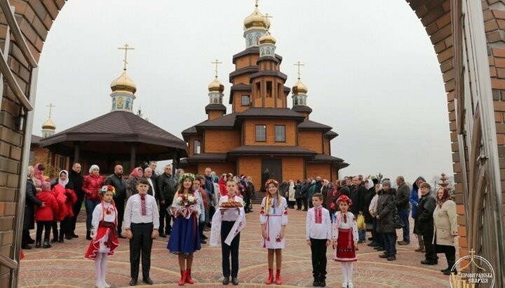 В Кировоградской епархии освятили новый Свято-Михайловский храм