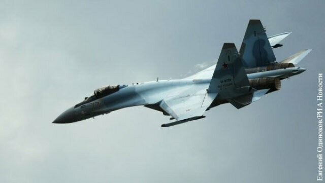 Российские Су-35 совершили перехват израильских истребителей