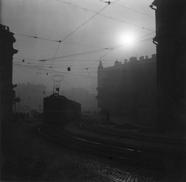 Трамвай. Ленинград, 1956