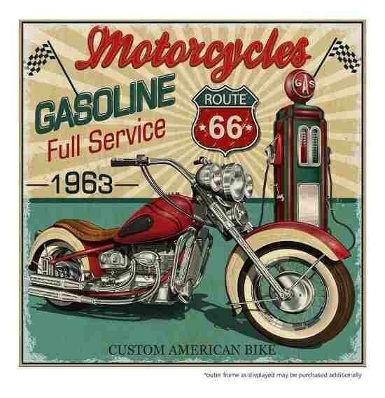 Старые мотоциклетные постеры