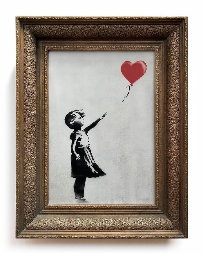 Картина Бэнкси "Девочка с шаром"