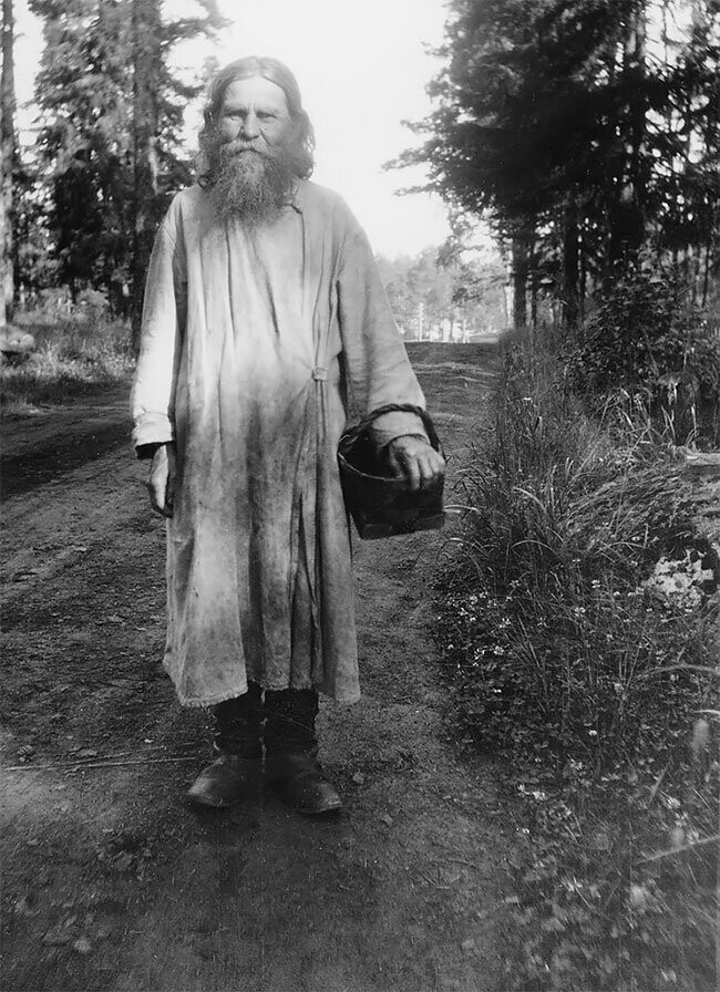 Русский монах в Валаамском монастыре, 1930-е г.г.