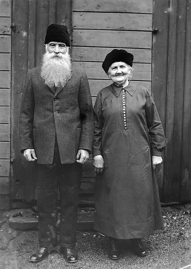 Мистер и миссис Лундстрем, Евле, Швеция, 1930 г.