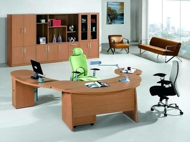 Интересный дизайн офисных столов 