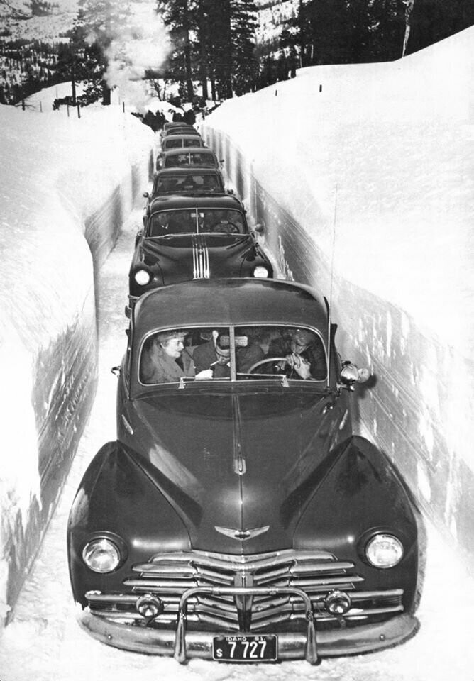Зимнее движение в Айдахо, 1952. 