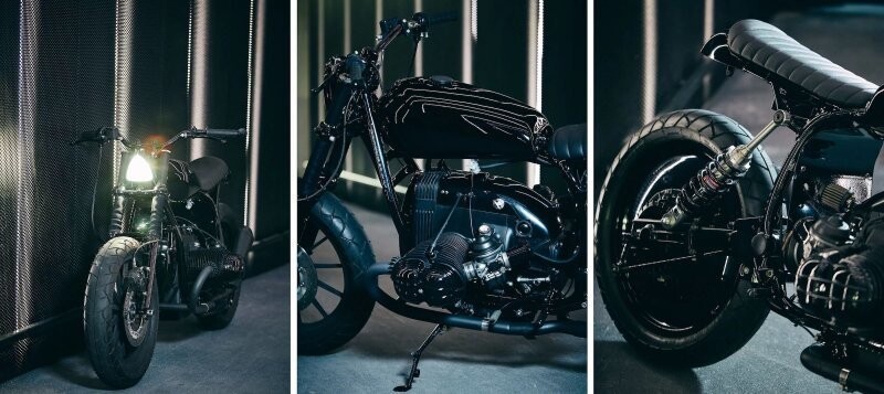 Blitz Motorcycles: кастом BMW R80RT Black Dot Mark One, изготовленный на заказ