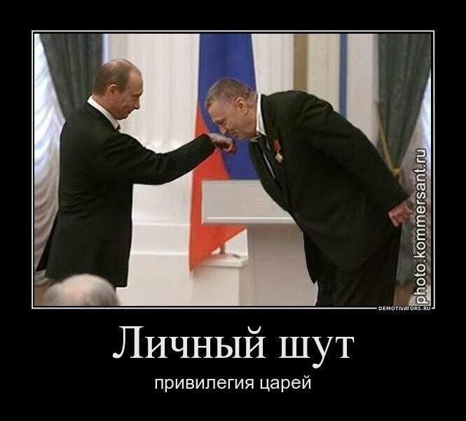 Образ Путина в демотиваторах