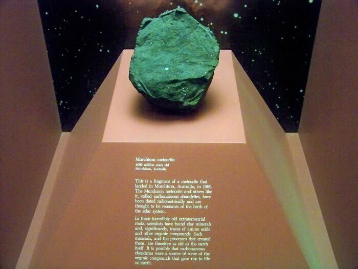 24. Мерчисонский метеорит, один из самых старых камней в мире. Ему 4 600 000 000 лет. Вероятно, он существовал еще до того, как Земля сформировалась полностью
