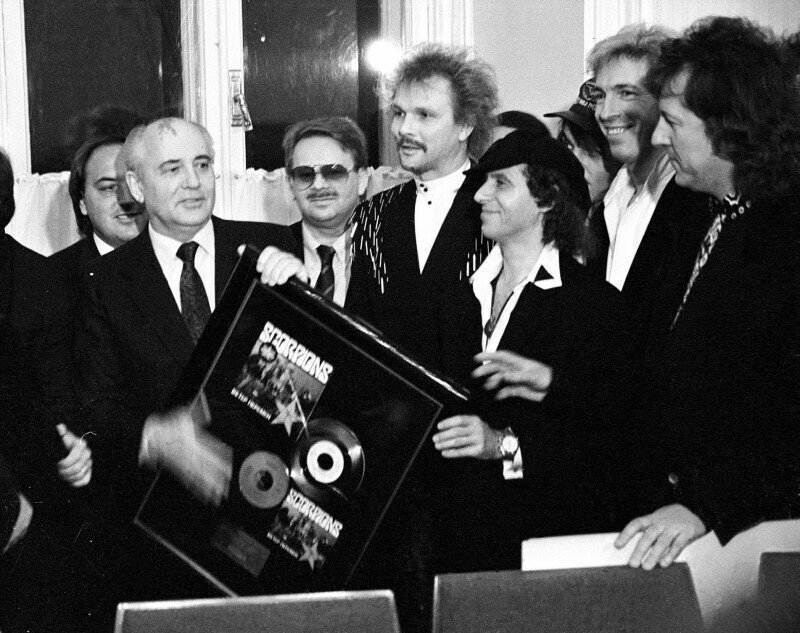 Встреча Михаила Горбачева и рок–группы Scorpions, 14 декабря 1991 года, СССР