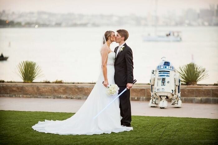 Темная сторона осталась без приглашения: свадьба в стиле "Звездных войн"