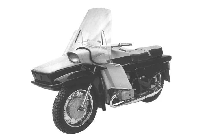 Очень редкий экспериментальный мотоцикл «Днепр-1» 1966 года