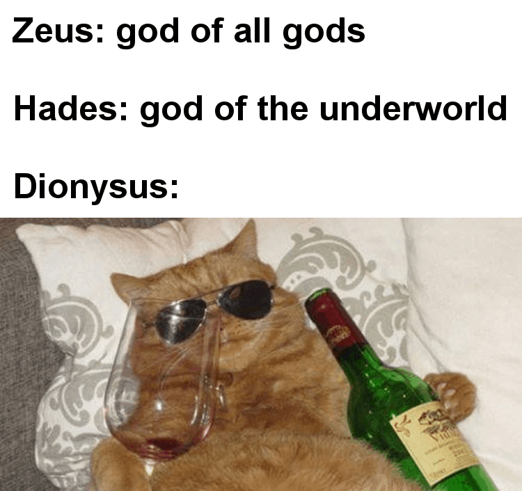 Дионис — покровитель виноделия