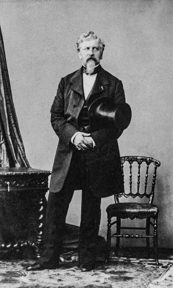 Жорж Шарль Дантес – убийца Александра Сергеевича Пушкина. В 1860 году. Франция.