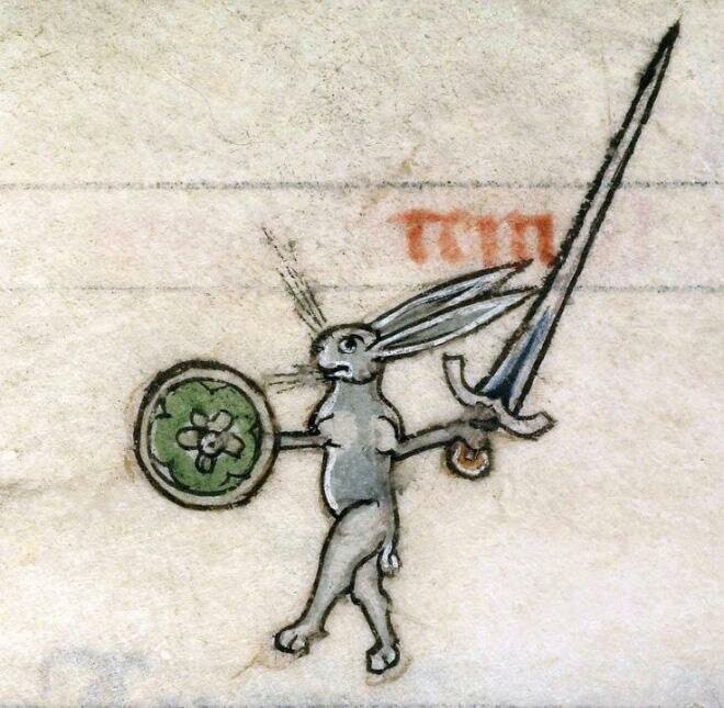 В средние века кролики были очень жестокими