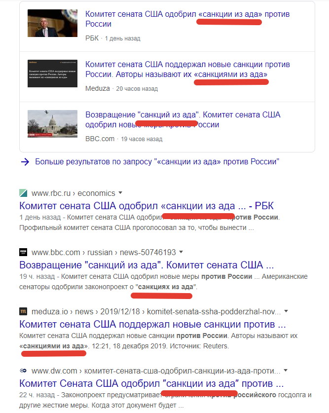 Комитет сената США одобрил «санкции из ада» против России