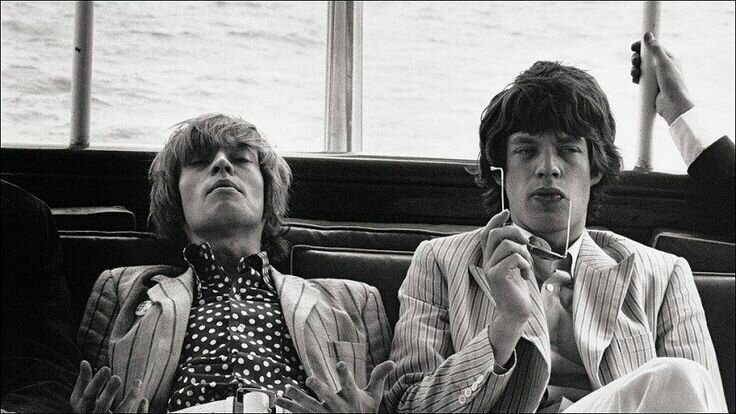 Брайан и Мик - фото Линда Истман (Маккартни) - 1966 год