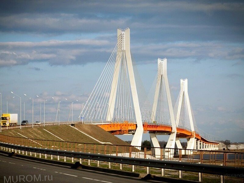 Мост в Муроме 1.4 км (2009 год)