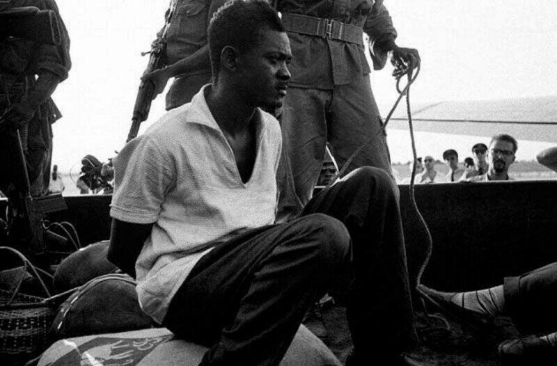 Последнее прижизненное фото Патриса Лумумбы, 1960 год, Конго