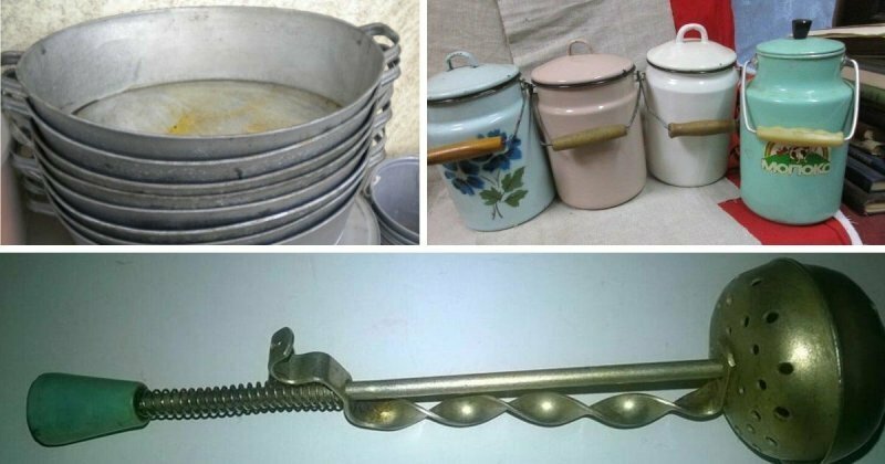 10+ видов забытой посуды советских времен