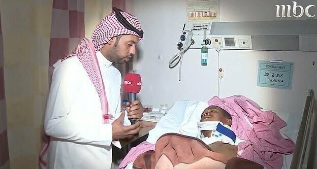 Пострадавший Мохаммед Абдул Мохсен дал интервью с больничной койки