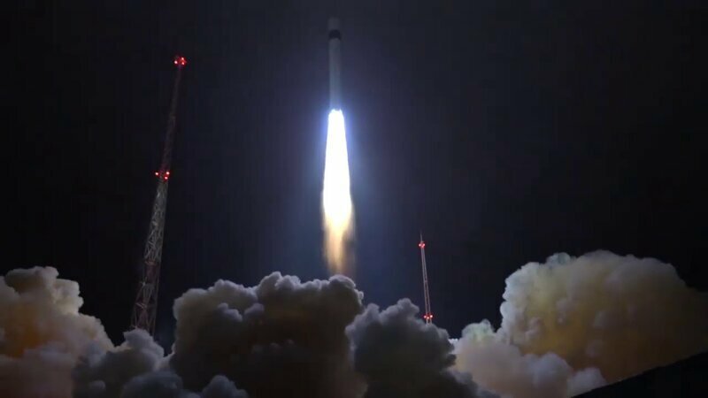Красивые кадры запуска ракеты-носителя «Рокот» с космодрома Плесецк 