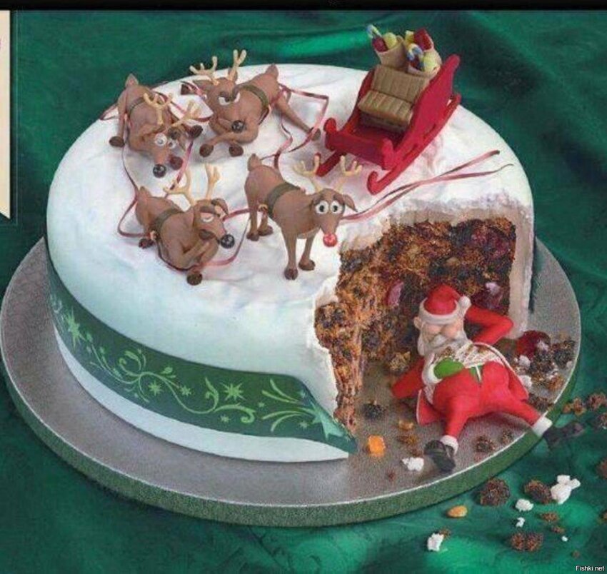 ИМХО, прекрасный рождественско-новогодний торт
